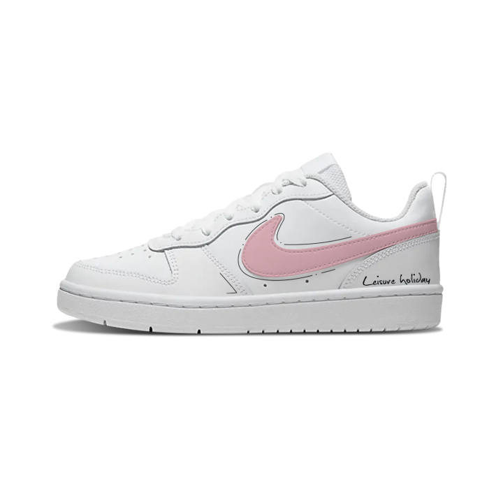 Nike Nike Court Borough Casual Holiday Leather Slip Resistant Cushioning Abrasion Resistant