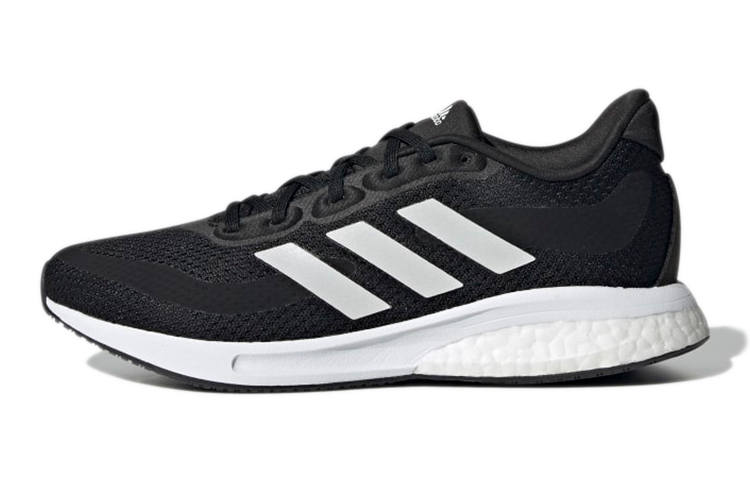 Adidas Adidas Supernova Primegreen Boost Running J Abrasion Resistant Breathable Low top Kids' Running Shoes Black White