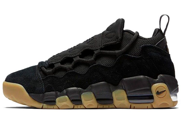 Nike Nike Air More Money SE Black Gum Mid top Vintage Basketball Shoes Black Unisex