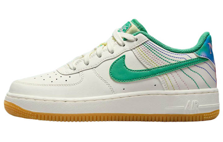 Nike Nike Air Force 1 Low LV8 3 Heel Stitch Sail Stadium Green GS