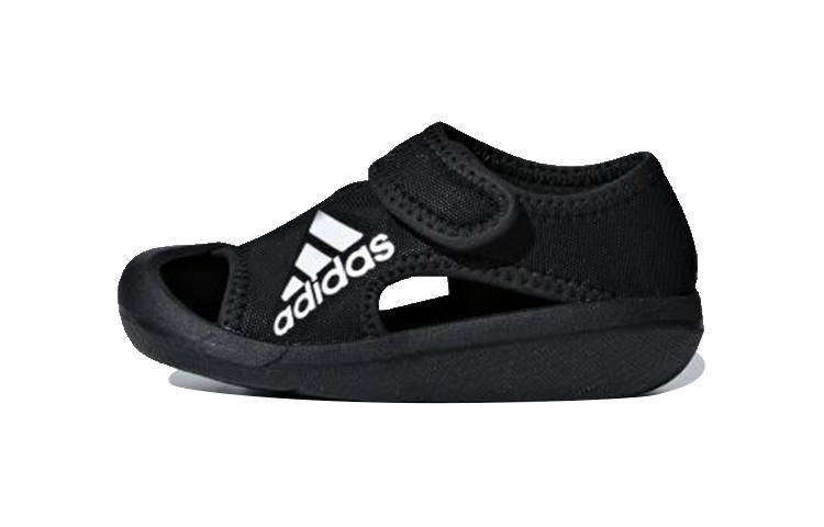 Adidas Adidas Slip Resistant Abrasion Resistant Low top Sports Sandals Black Infant And Toddler