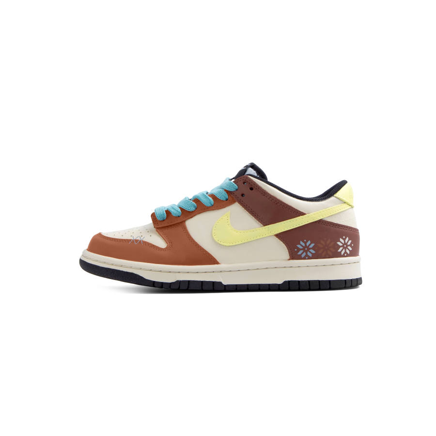 Nike Nike Dunk Drunk Song And Farewell Leather Slip Resistant Lightweight Cushioning Low top Kids' Skateboarding Shoes
