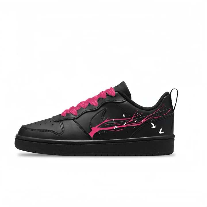 Nike Nike Court Borough Leather Slip Resistant Abrasion Resistant Slip Resistant Abrasion Resistant Low top