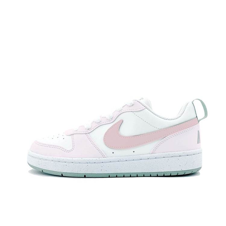 Nike Nike Court Borough Slip Resistant Abrasion Resistant Low top Kids' Skateboarding Shoes Pink Teenagers