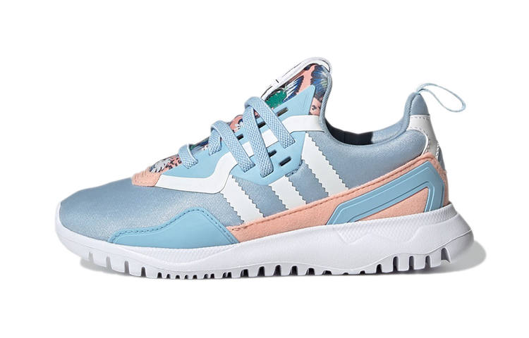 Adidas Originals Flex Collection El C Abrasion Resistant Abrasion Resistant Low top Kids' Running Shoes Light Blue