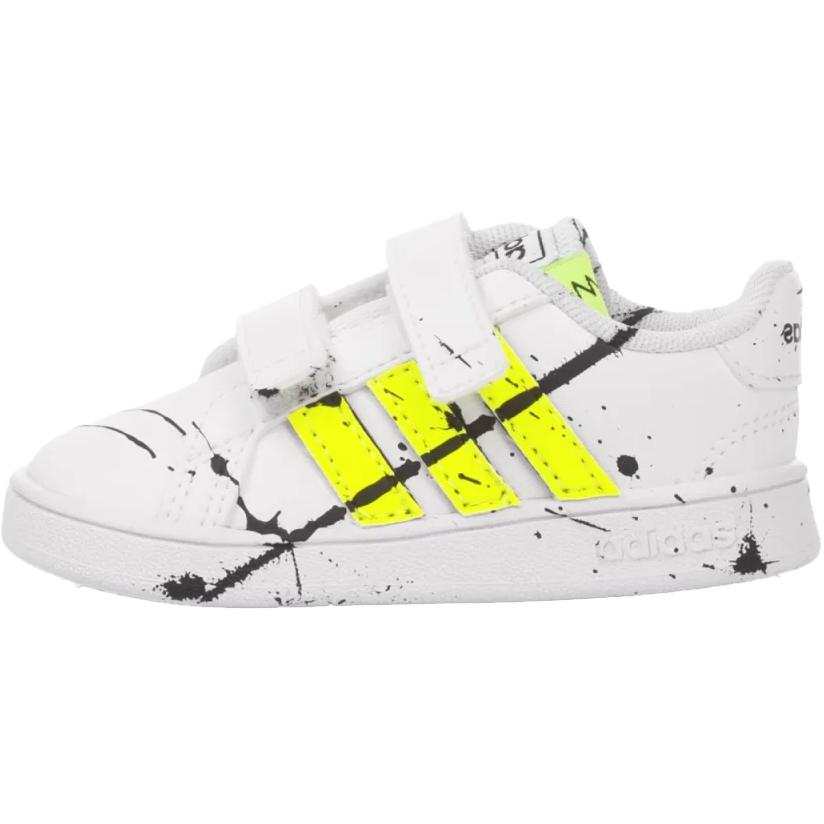 Adidas Adidas Slip Resistant Abrasion Resistant Low top Toddler Shoes White Yellow Infant And Toddler