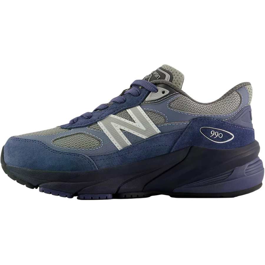 New Balance New Balance NB 990 V6 Breathable Support Low top Kids' Running Shoes Indigo Unisex