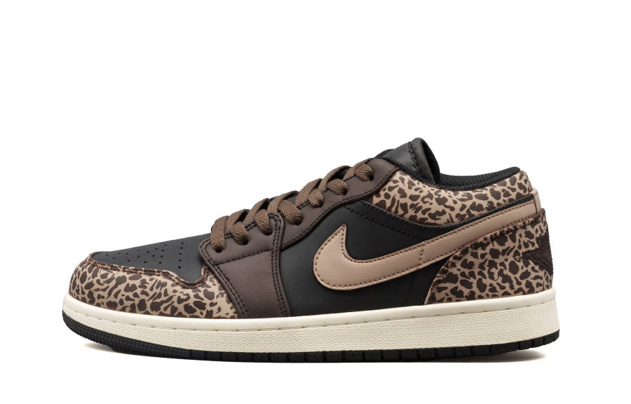 Jordan Jordan Air Jordan 1 Low top Children's Basketball Shoes Brown Teenagers