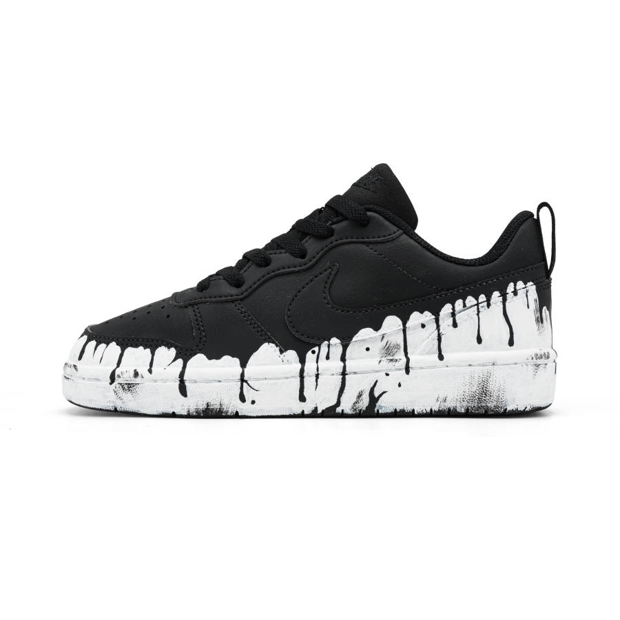 Nike Nike Court Borough Rainy Night Wander Leather Slip Resistant Slip Resistant Low top Kids' Skateboarding Shoes