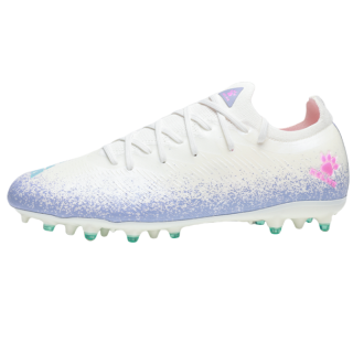 KELME Gale 2.5 Slip Resistant Abrasion Resistant Low top Kids' Soccer Shoes White Purple Teenagers