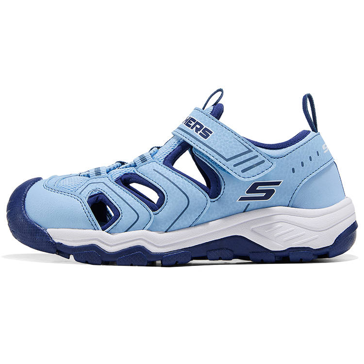 Skechers Kids Slip Resistant, Abrasion Resistant, Breathable Sandal Light Blue Kids'