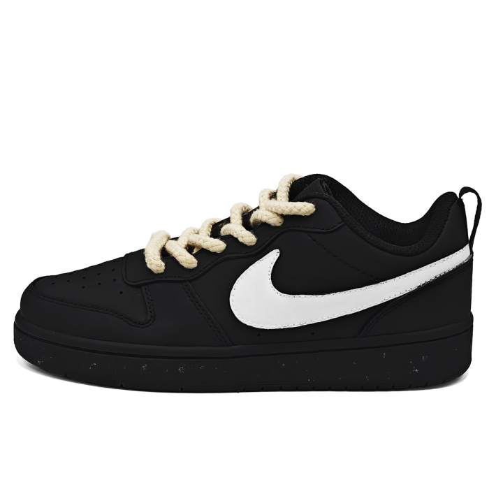 Nike Nike Court Borough 2 Ecru Rope, Fashion Trend, Casual Versatile, Preppy Style Leather Comfortable
