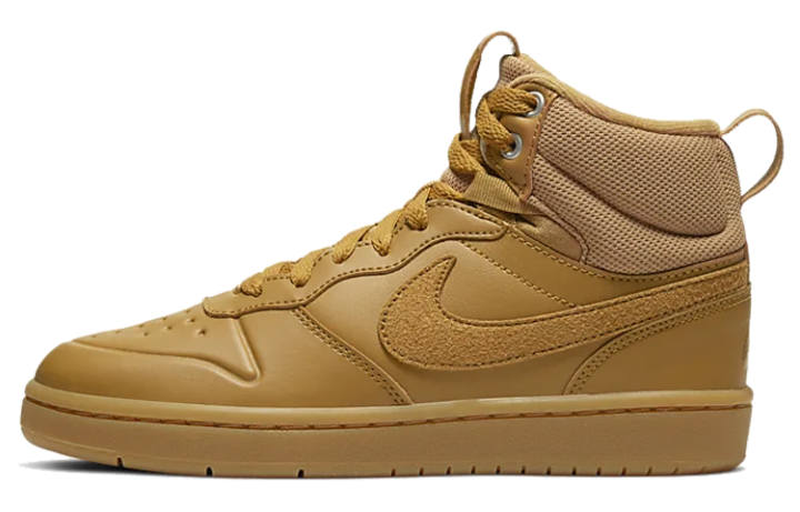 Nike Nike Court Borough Mid 2 Boot Wheat GS