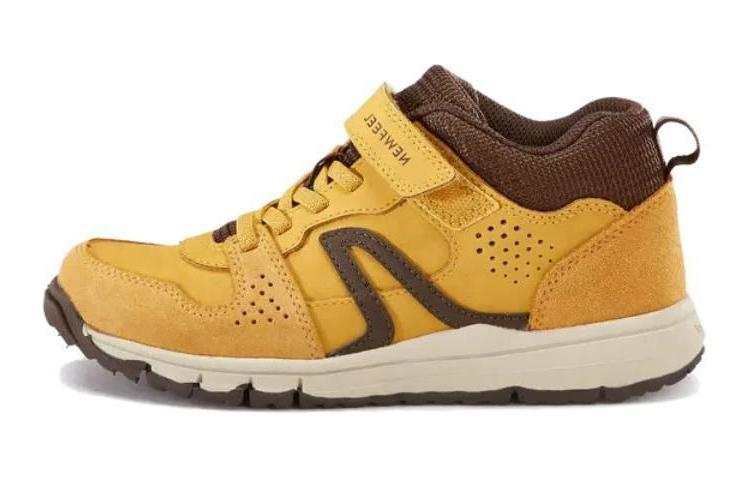 DECATHLON Slip Resistant, Abrasion Resistant, Thermal, Waterproof Low top Kids Lifestyle Shoes Yellow Brown Kids