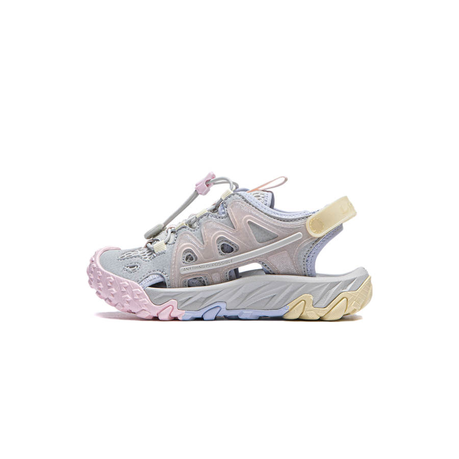Li-Ning YOUNG Li Ning YOUNG Long Journey Comfortable Slip Resistant Cushioning Abrasion Resistant Rebound Children's Sandals Pink