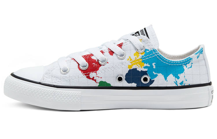 Converse Chuck Taylor All Star Low top Kids Canvas Shoes White Teenagers