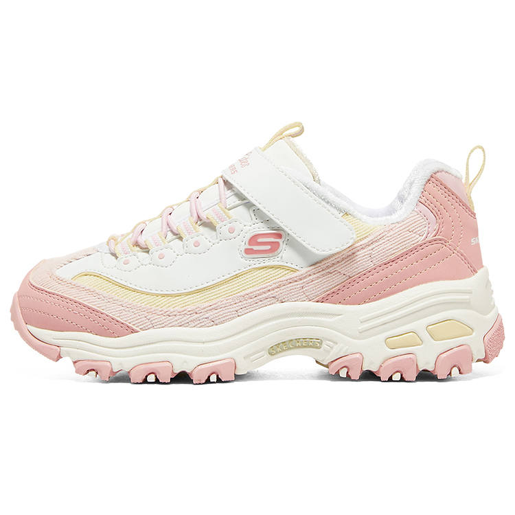 Skechers Low top Casual Shoes Pink Yellow Teenagers