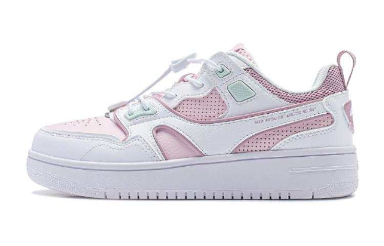 Li-Ning YOUNG Li Ning YOUNG Low top Casual Shoes White Pink Purple Unisex