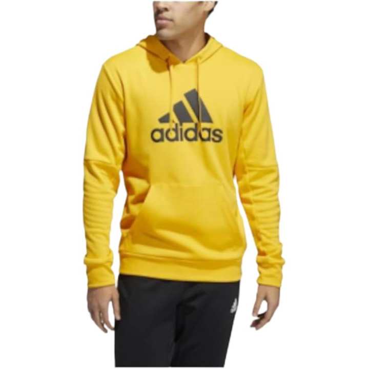 Adidas Adidas Sweatshirts Men's Yellow Hooded Moderate