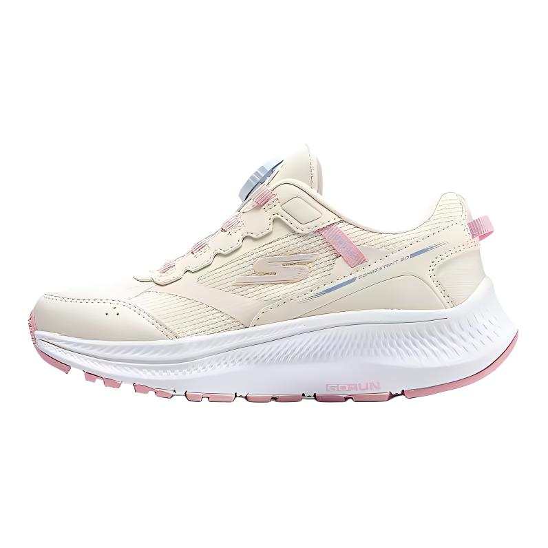 Skechers Kids Slip Resistant Anti Kick Cushioning Abrasion Resistant Low top Kids' Running Shoes Beige Yellow Kids'