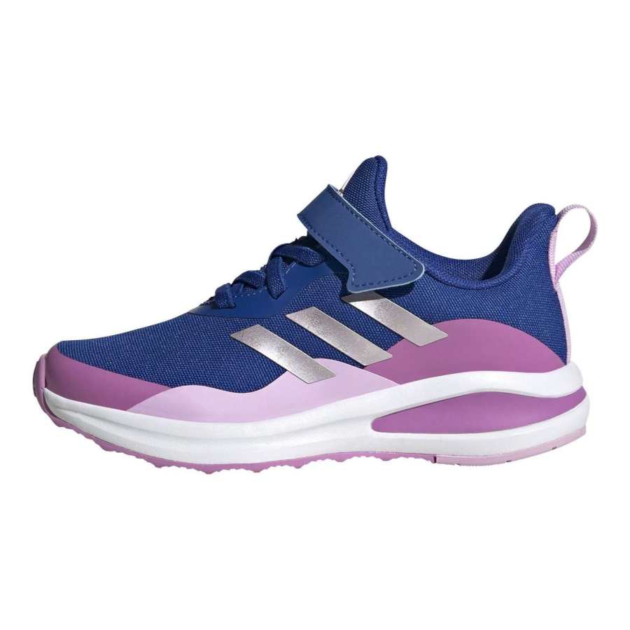 Adidas Adidas Fortarun Slip Resistant Cushioning Abrasion Resistant Low top Kids' Running Shoes Blue Purple Kids'