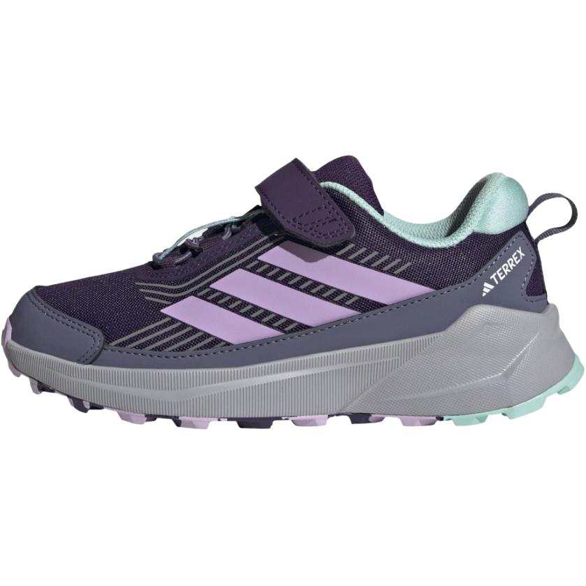 Adidas Adidas TERREX TRAILMAKER 2.0 Breathable Support Breathable Support Low top Kids' Running Shoes Plum/Gray/Aqua Green