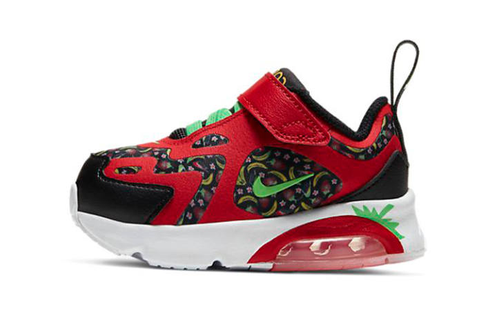 Nike Nike Air Max 200 Low top Toddler Shoes Black Red Infant And Toddler