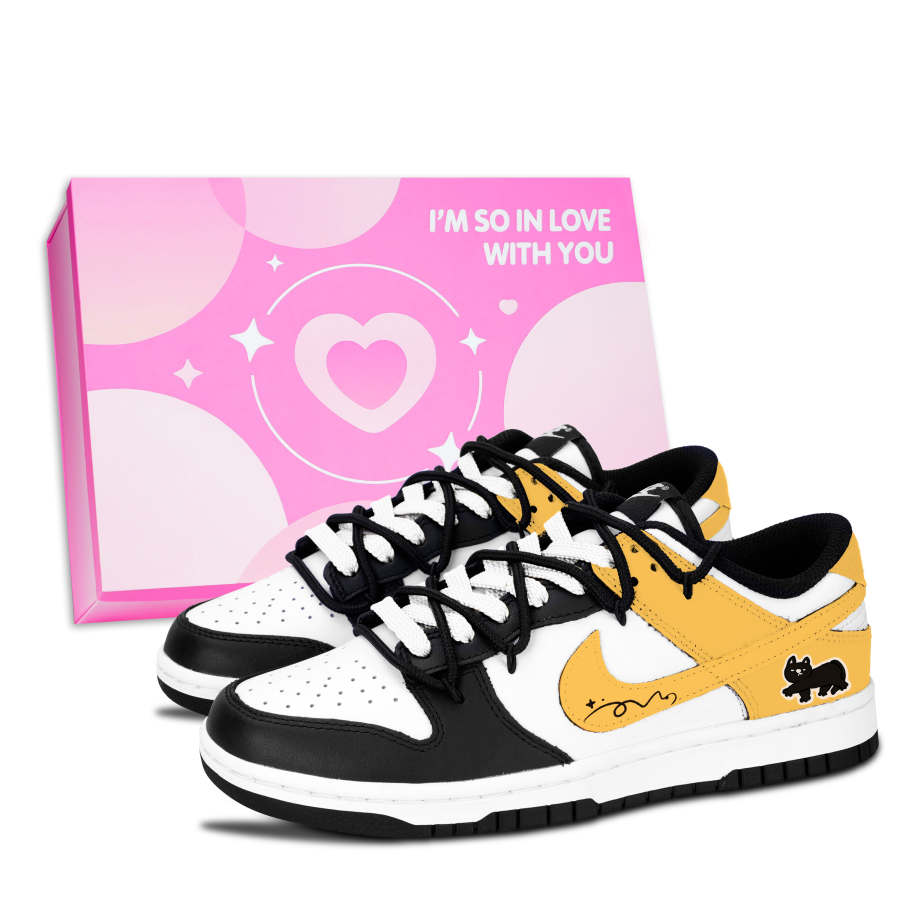 Nike Nike Dunk Super Cool Black Cat Leather Slip Resistant Abrasion Resistant Slip Resistant Abrasion Resistant Low top