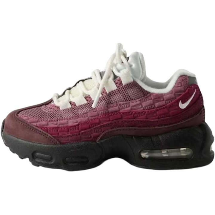 Nike KITH x Nike Air Max 95 Low top Kids' Running Shoes Dark Burgundy Kids'