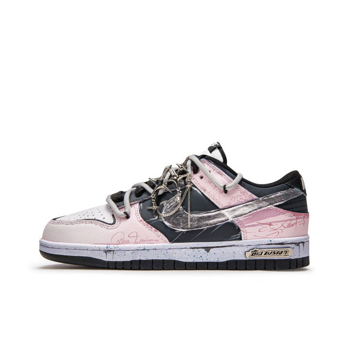 Nike Nike Dunk 'Black Urban Chic Style Pie' Leather Slip Resistant Cushioning Slip Resistant Cushioning Low top