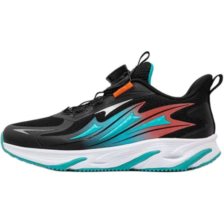 XTEP Low top Running Shoes Black Green Teenagers