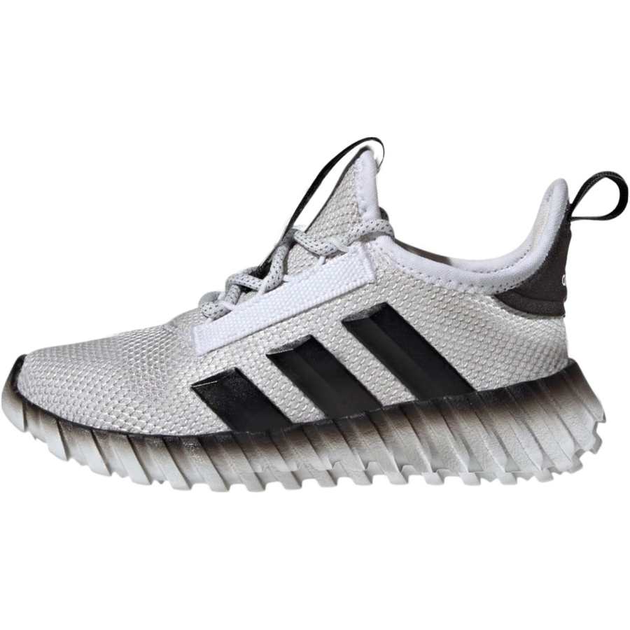Adidas Adidas Kaptir Flow Slip Resistant Abrasion Resistant Low top Kids Lifestyle Shoes White/Black Teenagers