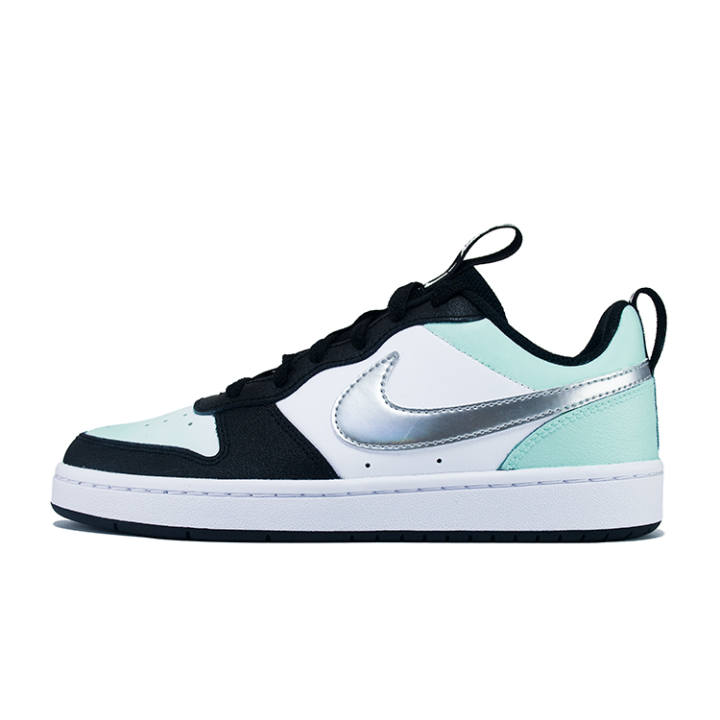 Nike Nike Court Borough 2 Low 2 Synthetic Leather Slip Resistant Anti Kick Abrasion Resistant Support