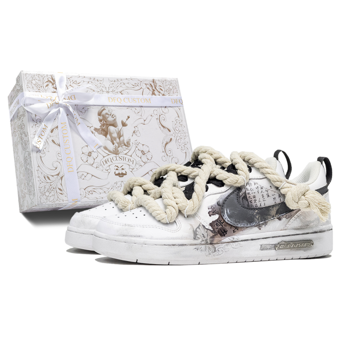 Nike Nike Court Borough Drunk Mountain Synthetic Leather Slip Resistant Cushioning Abrasion Resistant