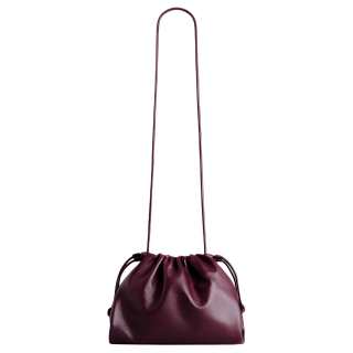 COS Sheepskin Crossbody Bags Mini Women's Burgundy