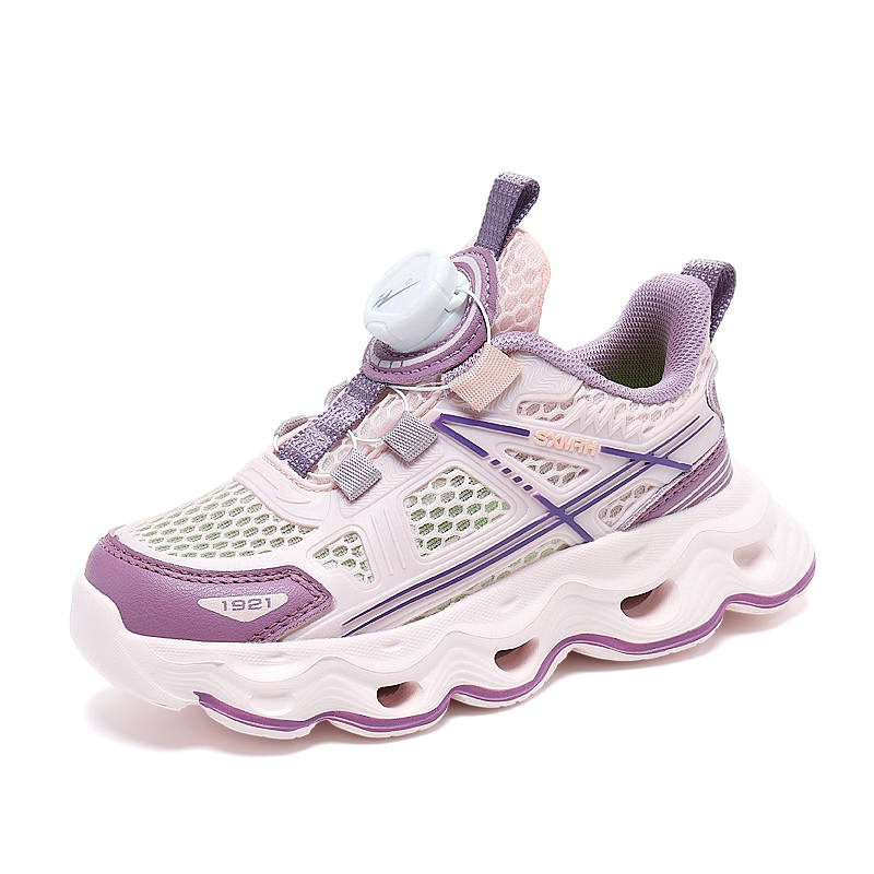 Binary Binary Lightweight Cushioning Lightweight Cushioning Low top Running Shoes Pink Purple Kids'