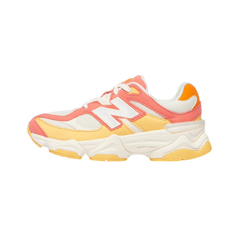 New Balance New Balance NB 9060 Abrasion Resistant Low top Kids Lifestyle Shoes Clémentine Orange/True Red Kids'