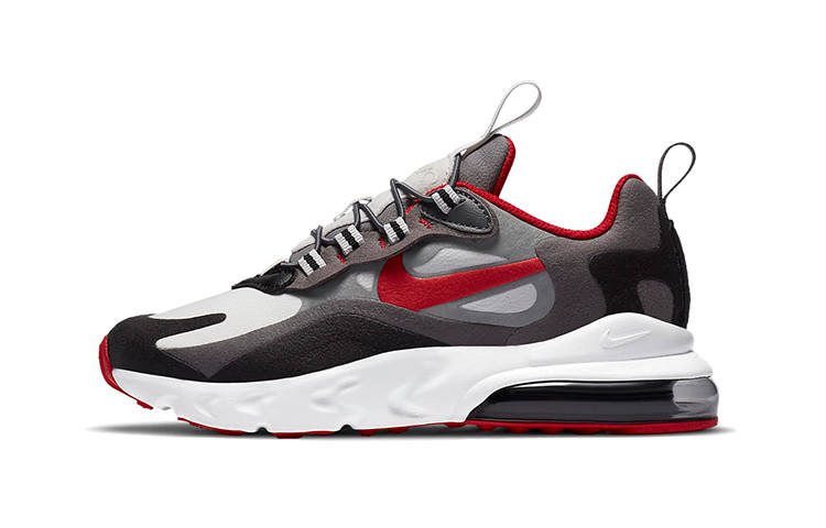 Nike Nike Air Max 270 Kids Lifestyle Shoes Black Gray Red Children Aged 3 7 Years Old
