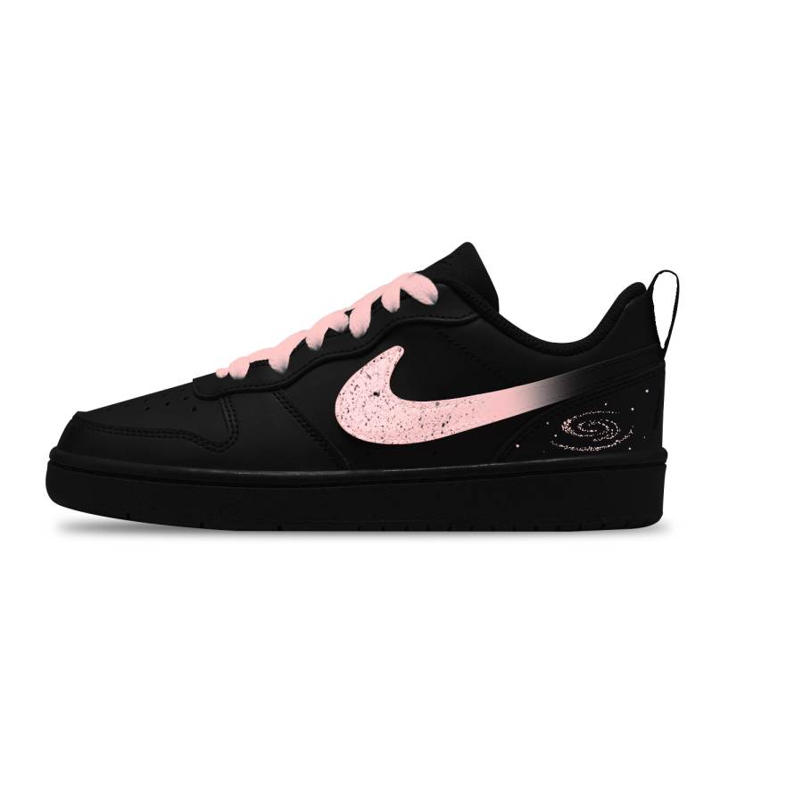 Nike Nike Court Borough Pink Universe Leather Slip Resistant Abrasion Resistant Slip Resistant Abrasion Resistant Low top