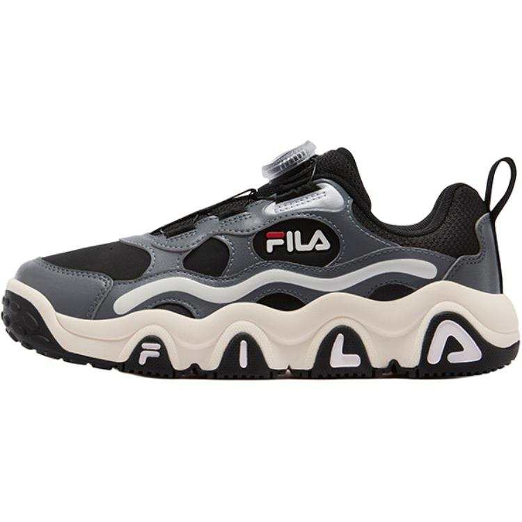 FILA KIDS JAGGER 2 Slip Resistant Abrasion Resistant Low top Basketball Shoes Kids'
