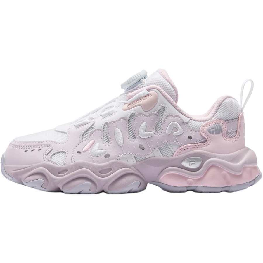 FILA KIDS Lightweight Shock Absorbers Low top Kids' Running Shoes Fila White/Romantic Purple Teenagers