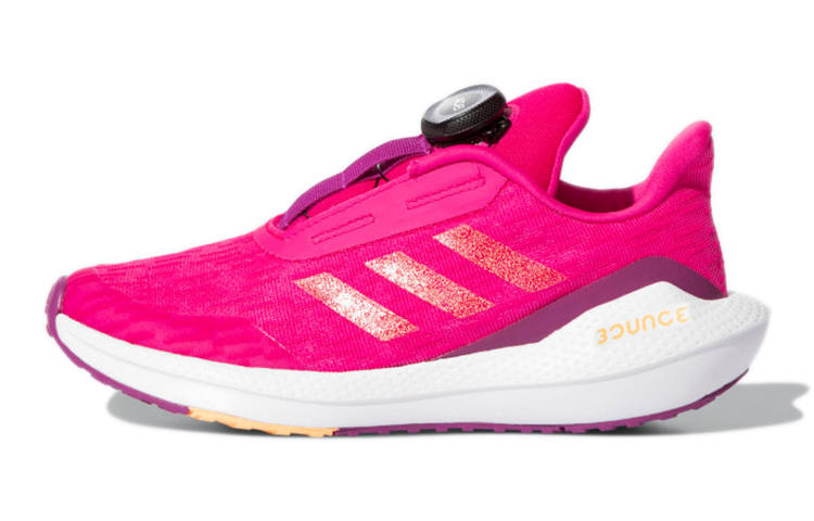Adidas Adidas EQ21 Run Freelock K Slip Resistant, Abrasion Resistant, Breathable Low top Kids' Running Shoes Rose Red Kids'