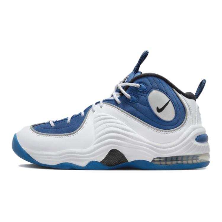 Nike Nike Air Penny II Cushioning Abrasion Resistant Balance Low top Kids' Running Shoes Blue Teenagers