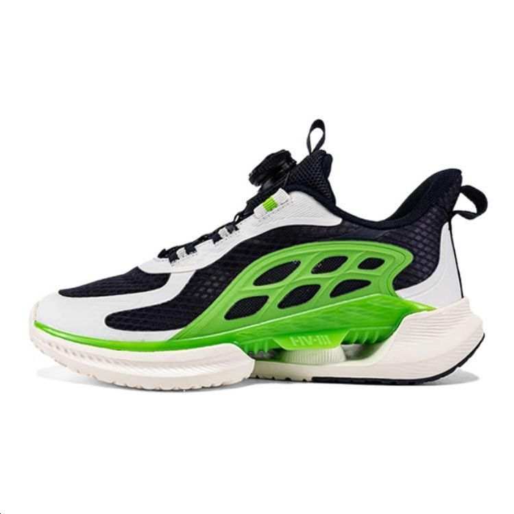 361°KIDS Low top Running Shoes Black White Green Teenagers