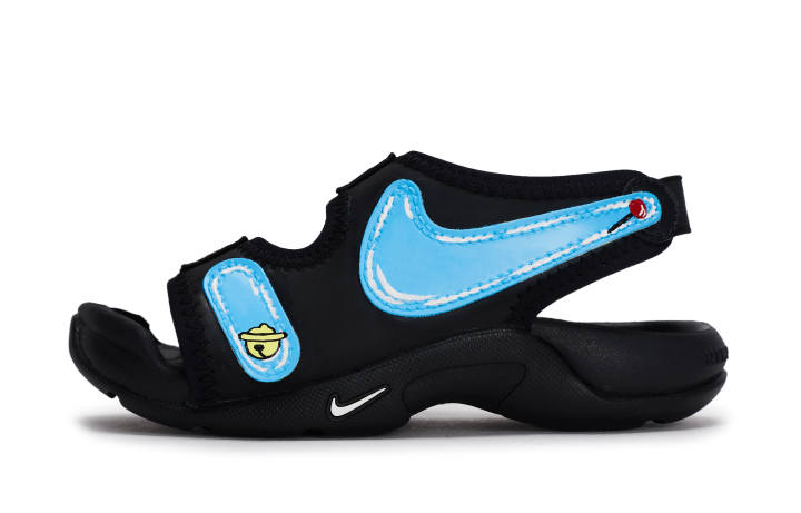Nike Nike Sunray Adjust 6 PS Slip Resistant Slip Resistant Children's Sandals Black Blue Yellow Children Aged 3 7 Years Old