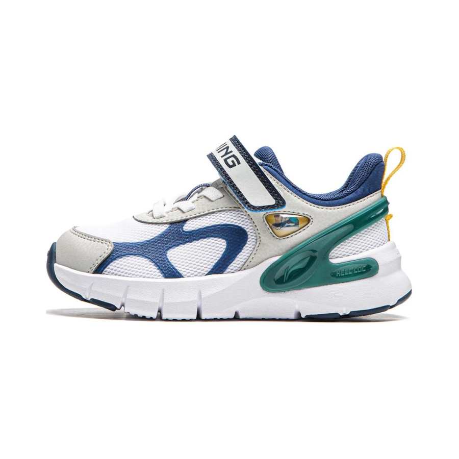 Li-Ning YOUNG Li Ning YOUNG Sports Life Collection Synthetic Leather Rebound And Breathable Low top Kids Lifestyle Shoes