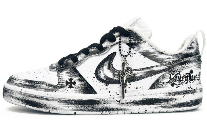 Nike Nike Court Borough 2 Leather Slip Resistant, Abrasion Resistant, Breathable
