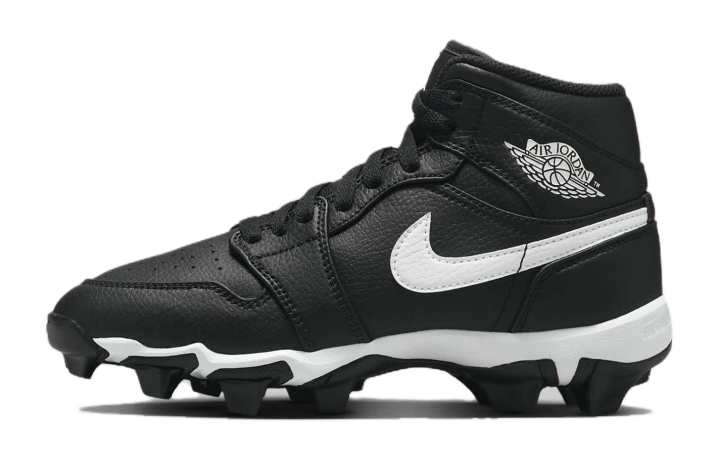 Jordan Jordan 1 Mid Cleat Black White GS