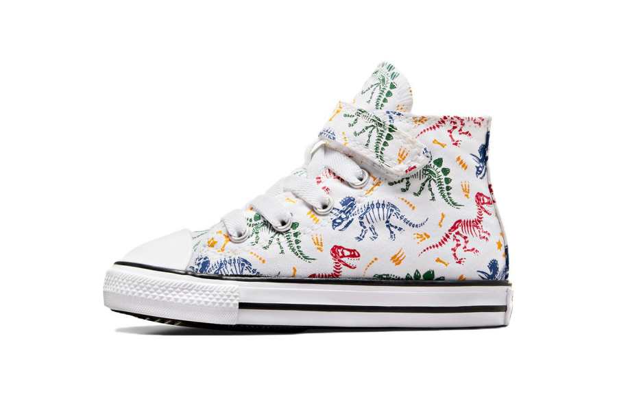 Converse All Star 1V Non slip Lightweight High top Toddler Shoes White Infant And Toddler