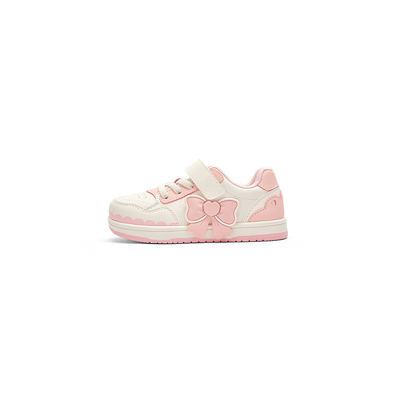 BALABALA Synthetic Leather Low top Toddler Shoes White Tone Infant And Toddler